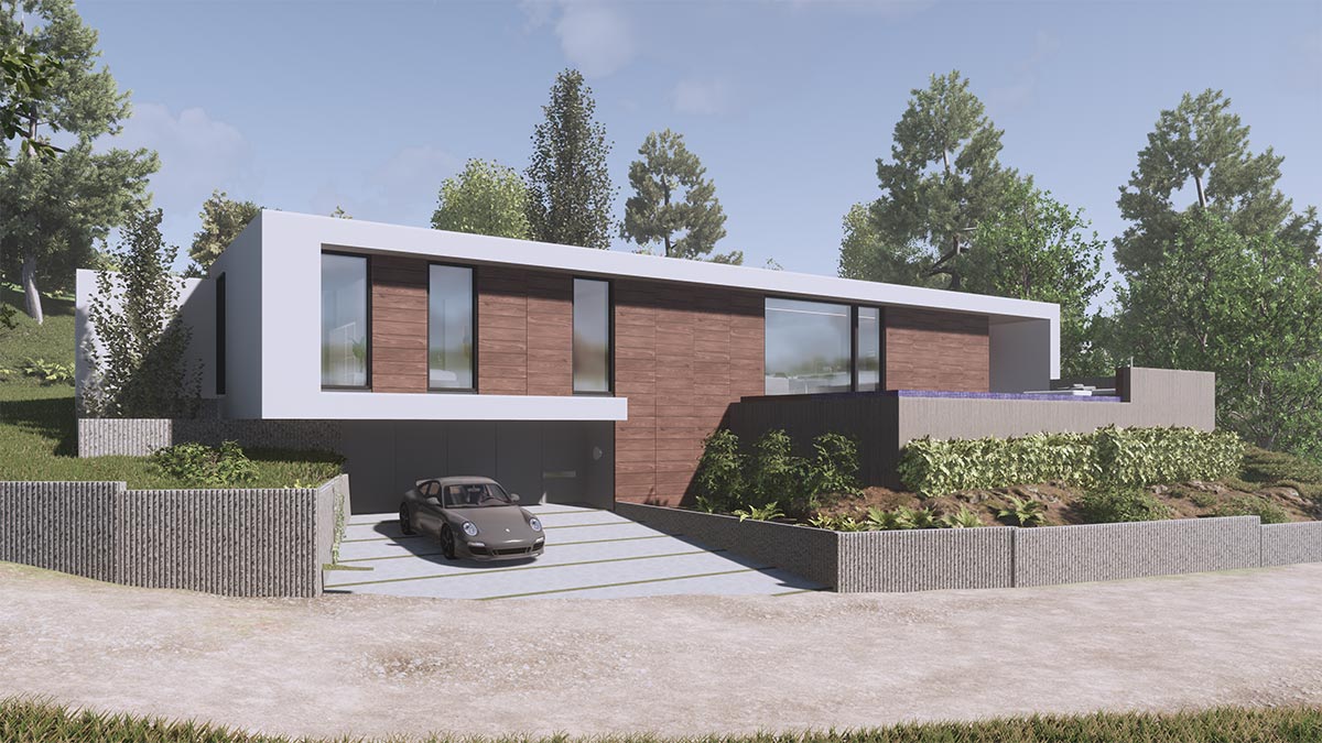 Proyecto de vivienda en Louredo